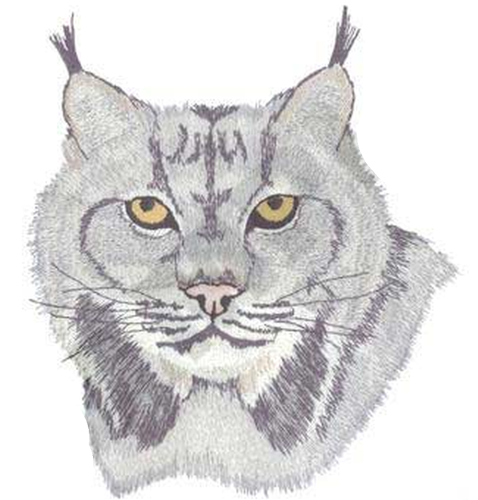 Lynx Wildcat Embroidered Patch 6.6" x 7.6"