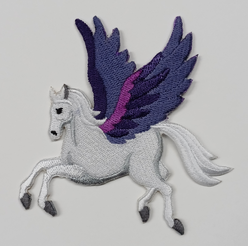 Pegasus Embroidered Patch 3.7" x 3.8"