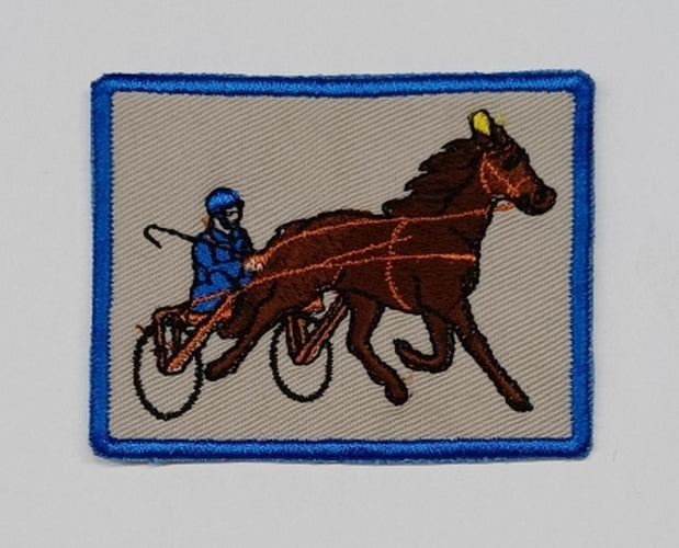 Sulky Racer Embroidered Patch 2.4" x 3"