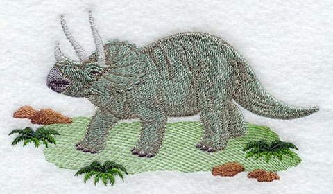 Dinosaur Triceratops Embroidered Patch