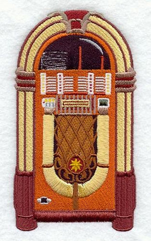 Antique Jukebox Embroidered Patch