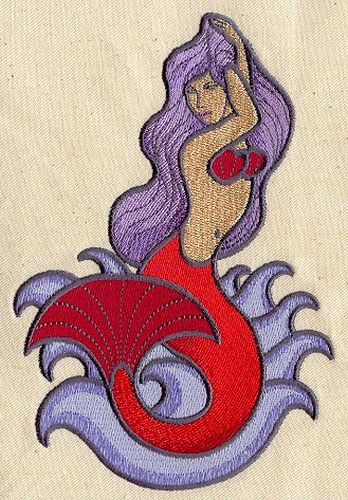 Mermaid A11 Embroidered Patch