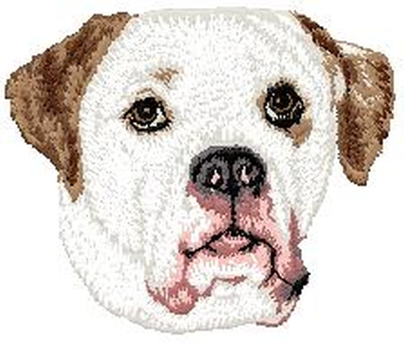 Bulldog American (87) Embroidered Patch 3" x 3"