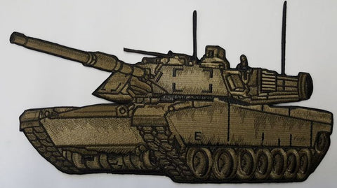 Tank, M1 Abrams Tank Large Embroidered Patch 11.9" x 6.7"