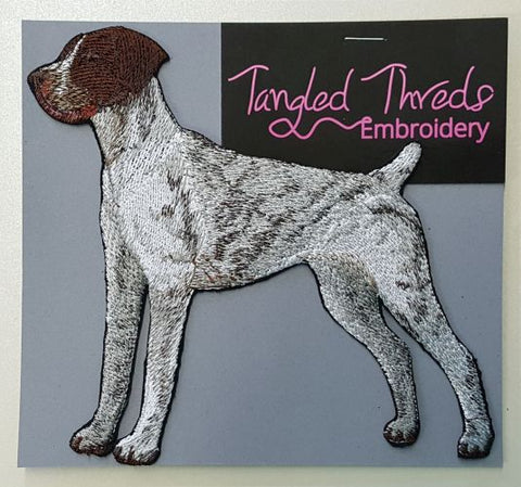 German Shorthaired Pointer Embroidered Patch