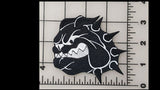Bulldogs Embroidered Patch 3.6" x 3.4"
