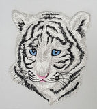 White Tiger Cub, Embroidered Patch 4.7" x 5.7"