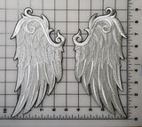 Wings, Angel Wings, Bird Wings Embroidered Patch Pair