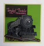 Steam Engine Train Embroidered Patch