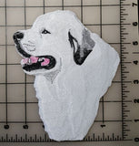 Great Pyrenees Dog, Embroidered Patch