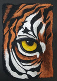 Tiger Eye, Wild Animal, Exotic Cat Embroidered Patch