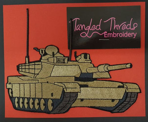 M1 Abrams Tank Embroidered Patch FREE USA SHIPPING