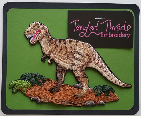 Dinosaur Tyrannosaurus Rex Embroidered Patch