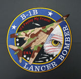 B-1B Lancer Bomber, Military Plane Embroidered Patch