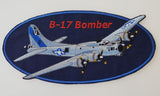 B-17 Bomber Military Plane  Embroidered Patch 9.5"x 4.5"