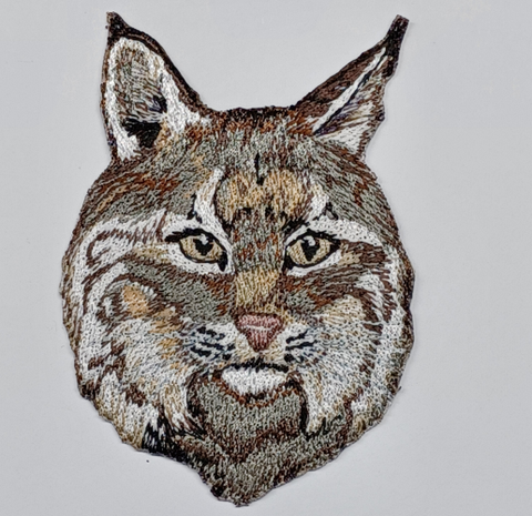 Bobcat, Wildcat, Embroiderd Patch 2.6" x 3.7" Free USA Shipping