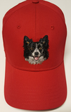 Border Collie Embroidered Hats Free USA Shipping