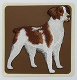 Brittany Dog Embroidered Patch