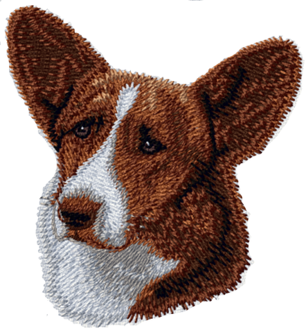 Cardigan Welsh Corgi Dog #2 Embroidered Patch 3" Free USA Shipping