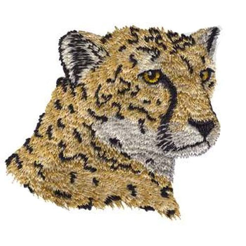 Cheetah, Wild Cat, Exotic Cat Embroidered Patch, FREE USA SHIPPING