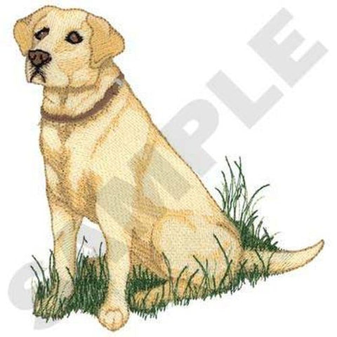 Labrador Dog, Embroidered Patch 4.7" x 4.9"