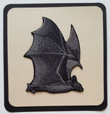 Bat Flying Embroidered Patch