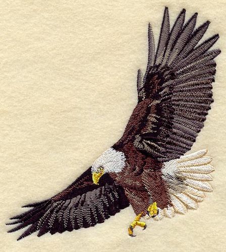 Eagle, Flying Embroidered Patch