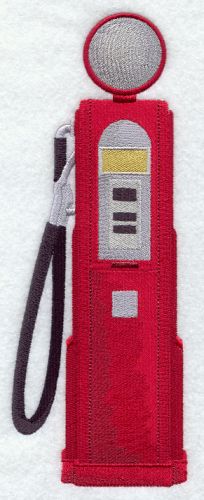 Antique Gas Pump, Embroidered Patch