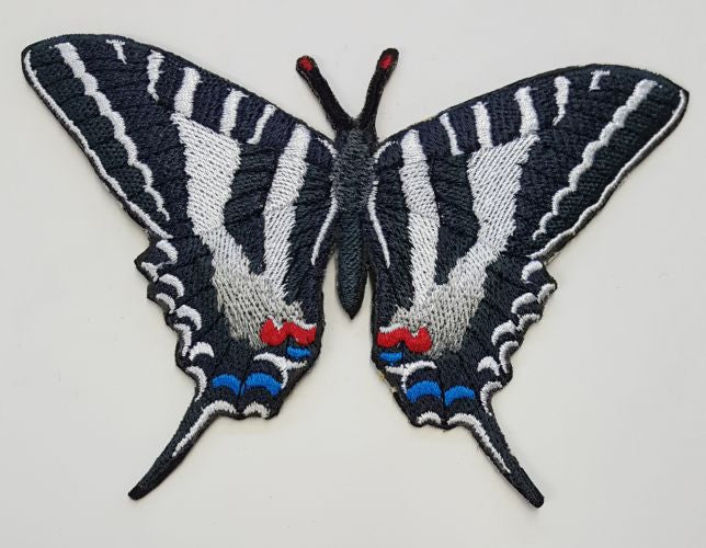 Zebra Swallowtail Butterfly Pawpaws Papilionidae Bug Moth Caterpillar –  Tangled Threds Custom Embroidery
