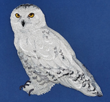 Snowy Owl Embroidered Patch