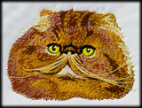 Persian Cat Embroidered Hat