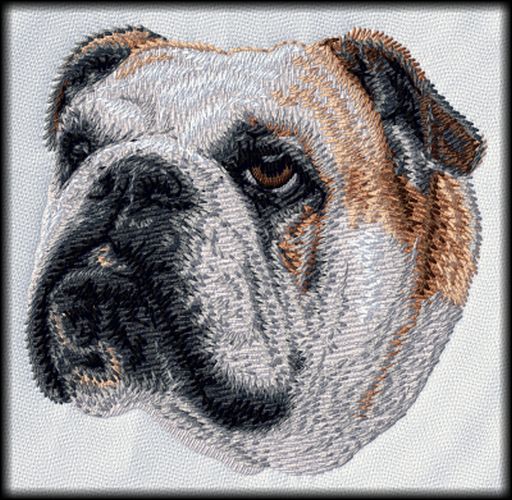 Bulldog Bully (94) Embroidered Patch 3" x 3"