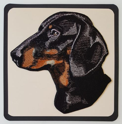Dachshund Dog  Embroidered Patch