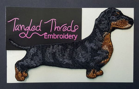 Dachshund Dog Embroidered Patch