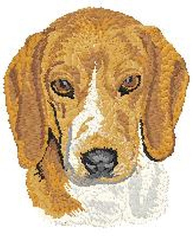 Beagle Dog Embroidered Patch (2.9 Inches Tall)