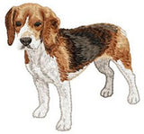 Beagle Dog (Full Body) Embroidered Patch (3.1 Inches Tall)