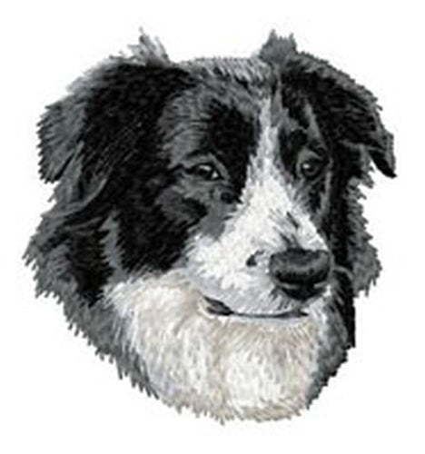 Australian Shepherd, Aussie Dog, Embroidered Patch (3.2 Inches Tall)