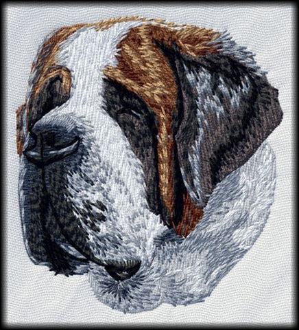 St Bernard, St Bernhardshund Dog Embroidered Patch 3" x 3"