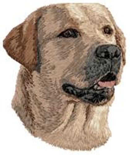 Labrador Retriever Dog (Yellow) Embroidered Patch 3.5"