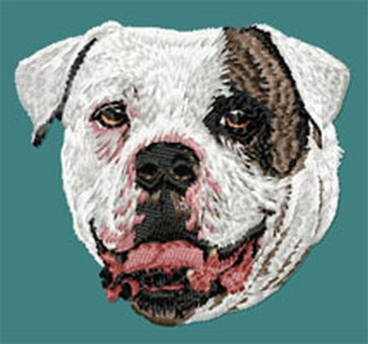 Bulldog American (13) Embroidered Patch 3" x 3"
