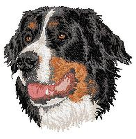 Bernese Mountain Dog Embroidered Patch (3 Inches Tall)