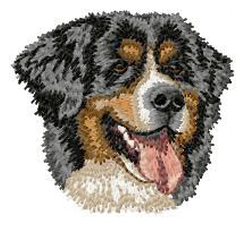 Bernese Mountain Dog Embroidered Patch (3.1 Inches Tall)