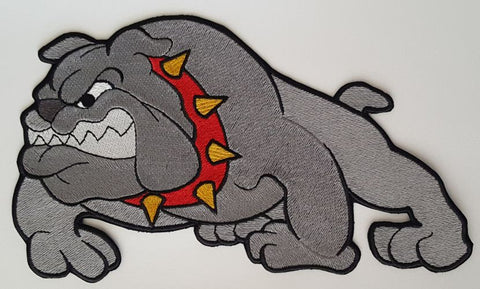 Bulldogs Bulldog Sports Mascots Embroidered Patch Large  9" x 5.2"
