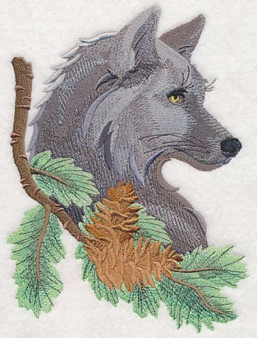 Pine Wolf, Wolves, Embroidered Patch