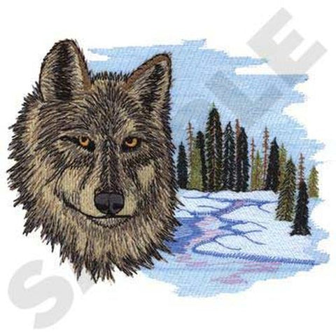 Wolf, Wolves, Embroidered Patch 6.2"x 5"