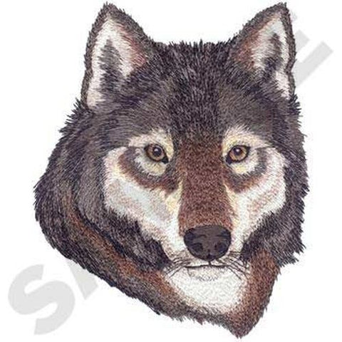 Wolf Head, Wolves, Embroidered Patch 6.2"x 7.8"