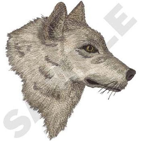 Wolf Head, Wolves, Embroidered Patch 7.3"x 7.9"